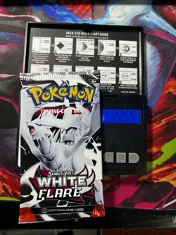 VERY HEAVY! GOD PACKUUU 22.55g White Flare Pokemon TCG Booster (SEALED) - Image 1