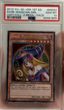 YuGiOh Dark Magician Girl LCYW-EN022 Secret Rare 1st Edition PSA 10 LOW POP - Image 1