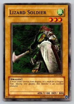 Yu-Gi-Oh! Lizard Soldier LOD-038 - Image 1