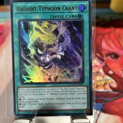 Yugioh Radiant Typhoon Chant DOOD-EN061 Ultra Rare 1st Edition NM - Image 1