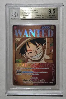 Monkey.D.Luffy (Wanted Poster) ST01-012 Pillars of Strength Foil - Image 1
