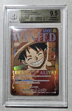 Monkey.D.Luffy (Wanted Poster) ST01-012 Pillars of Strength Foil - Image 3