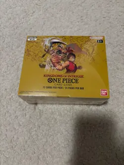 One Piece OP-04 TCG Kingdoms Of Intrigue Sealed English Booster Box - Image 2