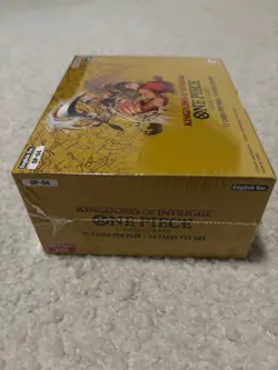One Piece OP-04 TCG Kingdoms Of Intrigue Sealed English Booster Box - Image 5