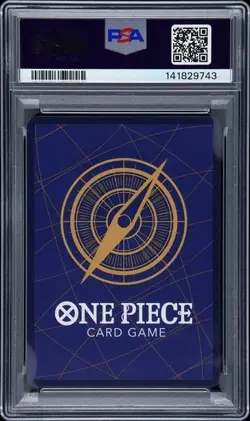 2023 ONE PIECE PROMOS OFFICIAL EVENT SERIALIZED TOP PRIZE SHANKS 635/1000 PSA 10 - Image 2