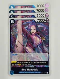 One Piece - 4x EB04-027 Boa Hancock - Rare - Image 1