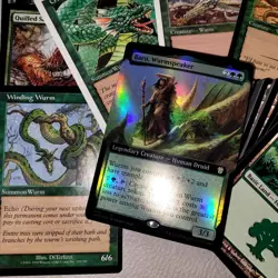 Custom COMMANDER DECK 100 English MTG Cards. *WORMS WURMS WYRMS Green Day Baru* - Image 1