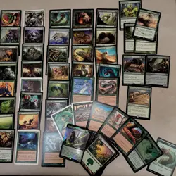 Custom COMMANDER DECK 100 English MTG Cards. *WORMS WURMS WYRMS Green Day Baru* - Image 2