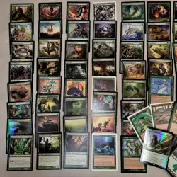 Custom COMMANDER DECK 100 English MTG Cards. *WORMS WURMS WYRMS Green Day Baru* - Image 3