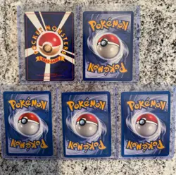 Pokemon TCG Vintage 1990s 5 Card LOT Moltres Mr. Mime Misty's Seadra Magneton - Image 2
