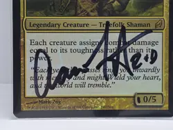Doran, the Siege Tower FOIL Lorwyn NM Rare CARD Aaron Forsythe Signed - Image 3