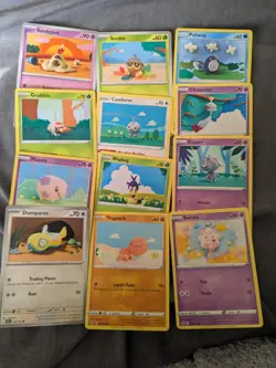 Asako Ito Lot Of 12 Crocheted Yarn Art Cards English Pokemon TCG LP - Image 1