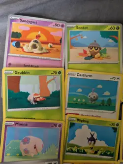 Asako Ito Lot Of 12 Crocheted Yarn Art Cards English Pokemon TCG LP - Image 2
