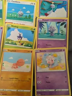 Asako Ito Lot Of 12 Crocheted Yarn Art Cards English Pokemon TCG LP - Image 4