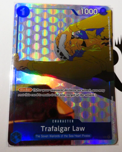 One Piece En Card Game Promo St Carte Holo Trafalgar Law ST03-008 Alt English - Image 1