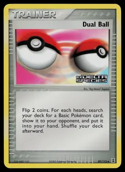 Pokemon Card - Dual Ball Delta Species 89/113 Uncommon Reverse Holo Stamped - Image 1