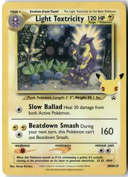 Light Toxtricity -, Pokemon SWSH: Sword & Shield Promo Cards Promo, SWSH137 MP - Image 1