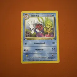 Pokemon Cards: Jungle 1st Edition Uncommon: Seaking 46/64 4th print Dutch - Image 1