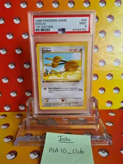 1999 Pokemon Card 1st Edition - Doduo 48/102 - Base Set - PSA 9 - Image 1