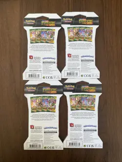 Pokemon Evolving Skies Sleeved Booster Pack Full Art Set Sealed W/ 4 cards - Image 3