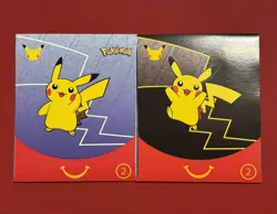 Pokemon 25th Anniversary TWO McDonald’s Booster Card Pack Bundle Celebrations - Image 1