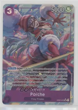 2024 One Piece Card Game: 500 Years in The Future OP07 SR (Alt Art) Porche - Image 1