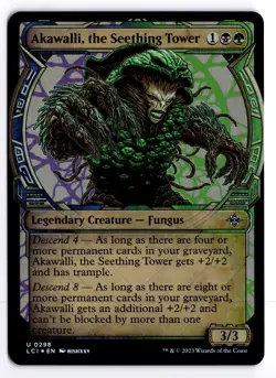 Akawalli, the Seething Tower (Showcase) 298 Foil The Lost Caverns of Ixalan U LP - Image 1