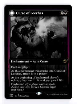 Curse of Leeches 94 Innistrad: Double Feature R MTG LP - Image 1