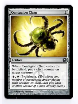 Contagion Clasp 144 Scars of Mirrodin U MTG LP - Image 1