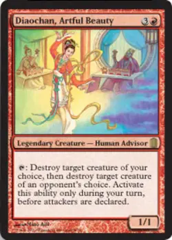 [1x] Diaochan, Artful Beauty - Foil Near Mint, English Commanders Arsenal MTG Ma - Image 1