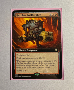 Hexplate Wallbreaker (Extended) Commander: Phyrexia: All Will Be One Regular NM - Image 1