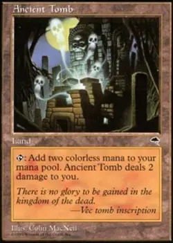 1x Ancient Tomb Heavy Play MTG Magic - Kid Icarus - - Image 1
