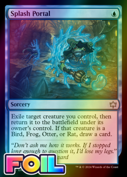 x1 Splash Portal BLB Bloomburrow MTG 74 FOIL UNCOMMON M/NM 1x - Image 1