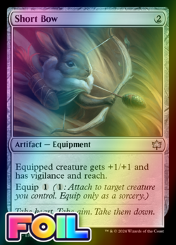 x1 Short Bow BLB Bloomburrow MTG 248 FOIL UNCOMMON M/NM 1x - Image 1