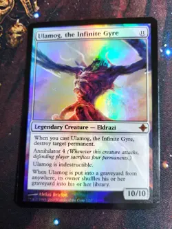Ulamog the Infinite Gyre 1x FOIL ROE MTG Rise of Eldrazi Mythic NM legendary - Image 2
