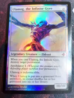 Ulamog the Infinite Gyre 1x FOIL ROE MTG Rise of Eldrazi Mythic NM legendary - Image 4
