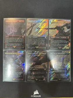 Flight of the Witch-King Surge Foil NM Pack Fresh LTR Art Scene - Image 1