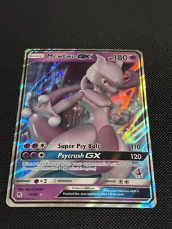 Pokemon TCG Sun & Moon Hidden Fates Mewtwo GX 31/68 NM-MT Ultra Rare Full Art - Image 4