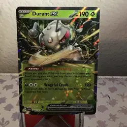 Pokemon Surging Sparks 004/191 Durant ex 2024 Double Rare NM/M - Image 1