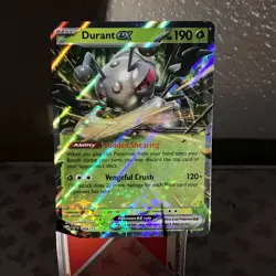 Pokemon Surging Sparks 004/191 Durant ex 2024 Double Rare NM/M - Image 3