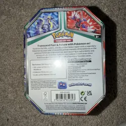 🔥2023 Pokemon TCG Paldea Legends Miraidon EX Tin w/4 Booster Packs/1 Foil Promo - Image 2