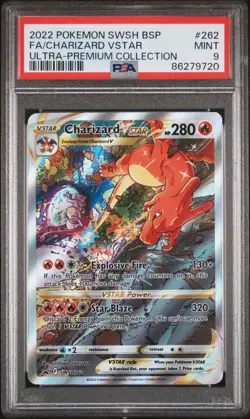 Pokemon TCG Charizard Ultra Premium Collection VSTAR SWSH 262 HOLO PSA MINT 9 - Image 1
