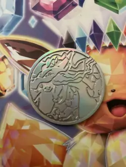 (5) Phantasmal Flames UPC Metal Coin Featuring Mega Charizard X Pokemon - Image 2