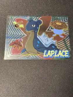 LAPRAS (LAPLACE)--JAPANESE MEIJI EMBOSSED PROMO FOIL POKEMON Tcg - Image 1