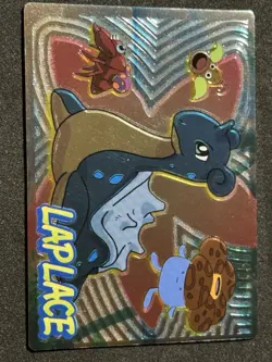 LAPRAS (LAPLACE)--JAPANESE MEIJI EMBOSSED PROMO FOIL POKEMON Tcg - Image 3