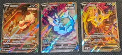 Pokemon TCG Alt Art V Promo Trio - Vaporeon, Jolteon, Flareon - SWSH Promos NM - Image 1