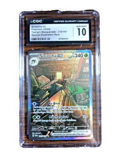 Sinstcha EX SIR #210 - CGC GEM MINT 10 - 2024 Twilight Masquerade - Pokemon TCG - Image 1