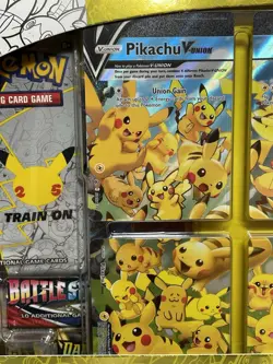 Pokemon TCG Celebrations Special Collection Pikachu V-union 2021 Nintendo - Image 4