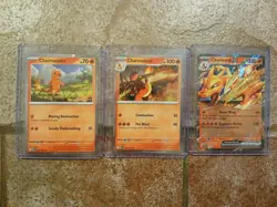 Pokemon Super Premium Collection Charizard EX Charmander Charmeleon Promo Lot ×3 - Image 1