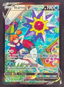 2022 Pokemon Sword & Shield Astral Radiance Trainer Gallery #TG13/TG30 Starmie V - Image 1